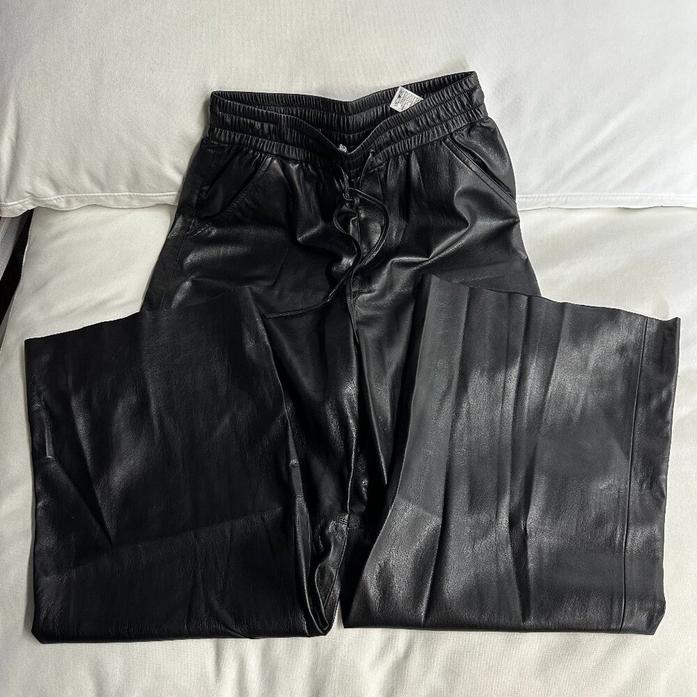 Good American Leather Pants